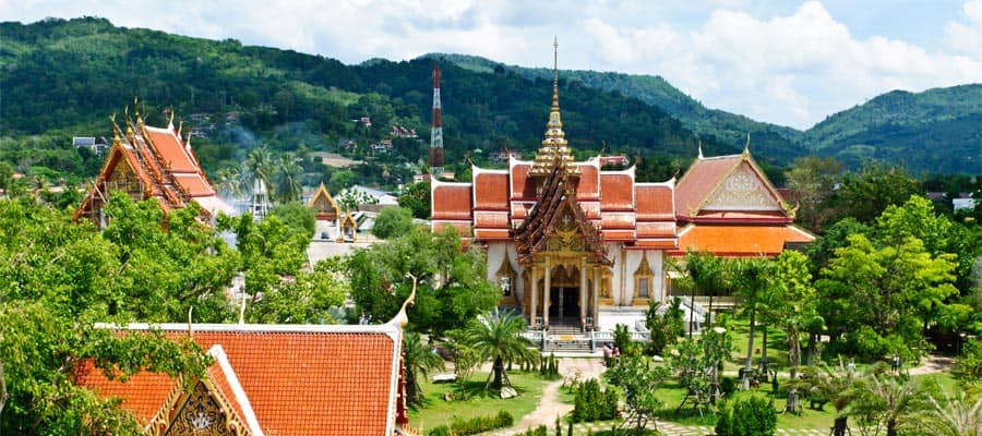 Wat Chalong on your Cruise to Phuket