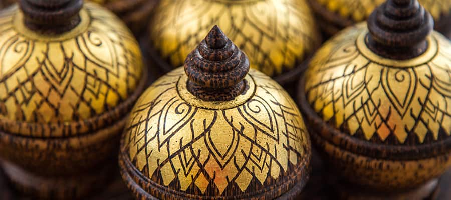 Pick up some traditional Thai souvenirs on your cruise to Phuket