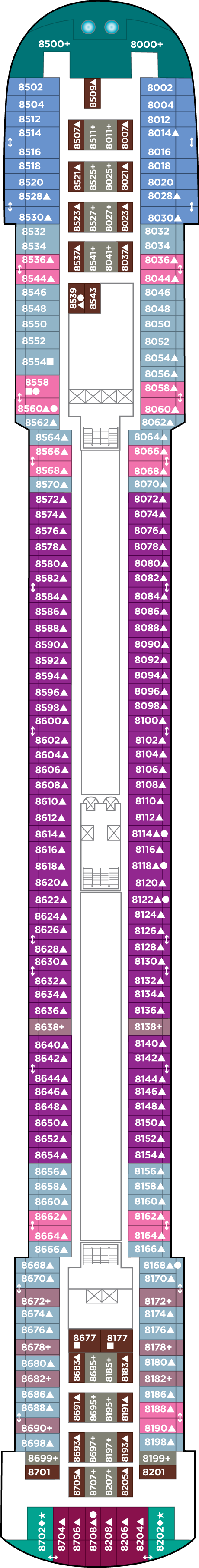 Pride Of America Cruise Ship Deck Plans Norwegian Cruise Line