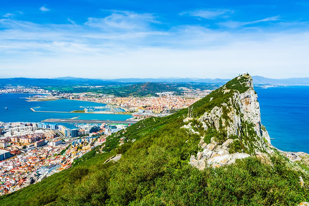 Tip of Gibraltar Rock