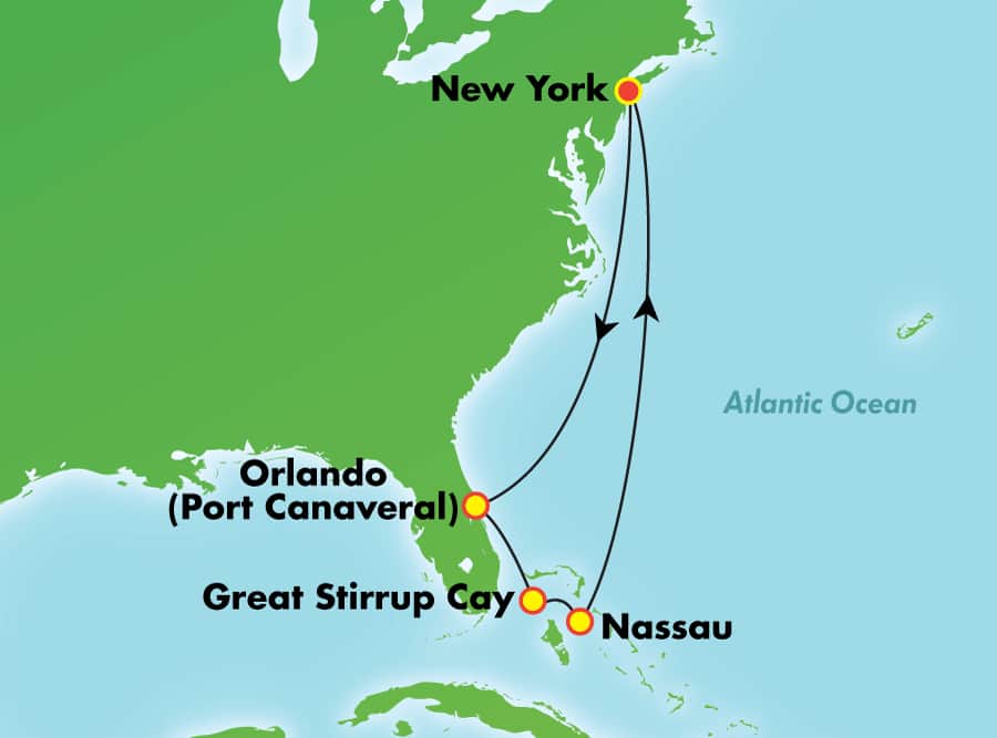 weekend cruise from nyc to bahamas