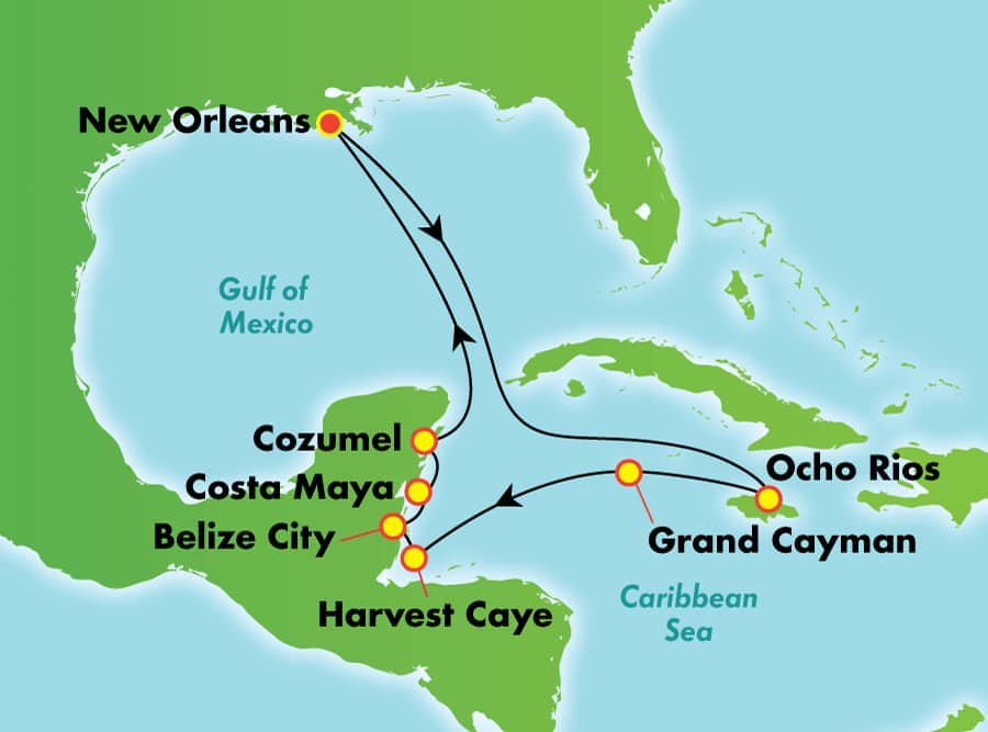 11Day Western Caribbean from New Orleans Norwegian Cruise Line