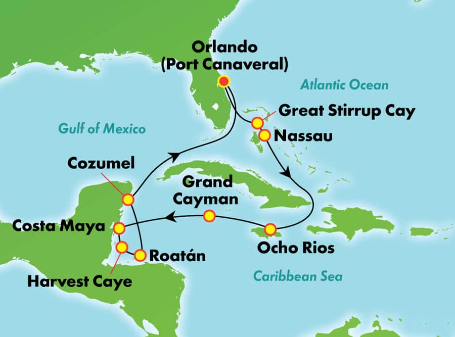 11-Day Western Caribbean from Orlando (Port Canaveral) | Norwegian ...