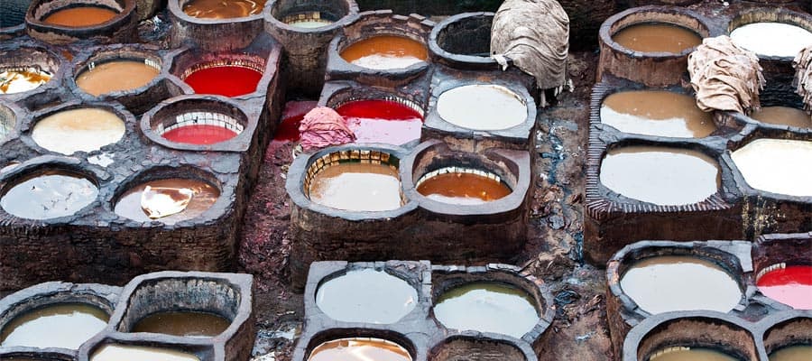 See the ancient craft in Medina of Fes in Morocco
