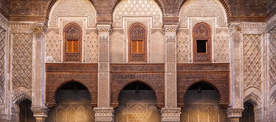 Al-Attarine Madrasa in Fez on your Morocco cruise
