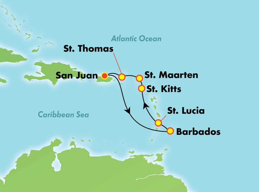 7Day Southern Caribbean from San Juan Norwegian Cruise Line