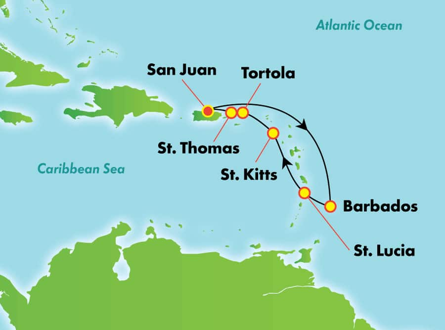 7Day Southern Caribbean from San Juan Norwegian Cruise Line