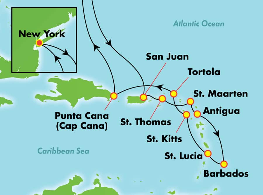 14-Day Southern Caribbean from New York (Holiday) | Norwegian Cruise Line