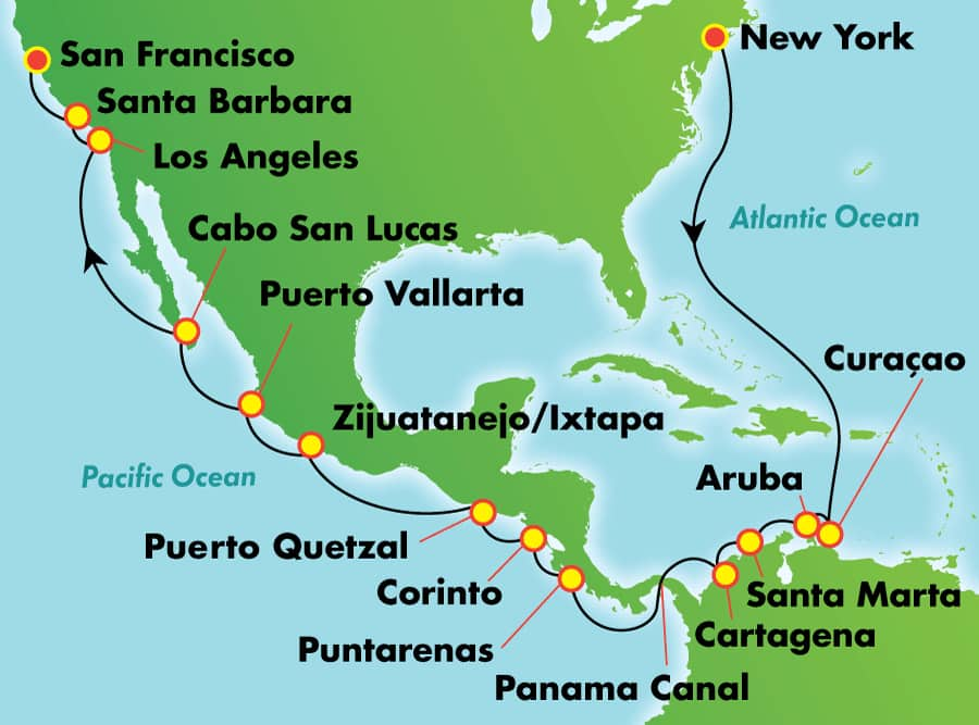 20-Day Panama Canal from New York | Norwegian Cruise Line