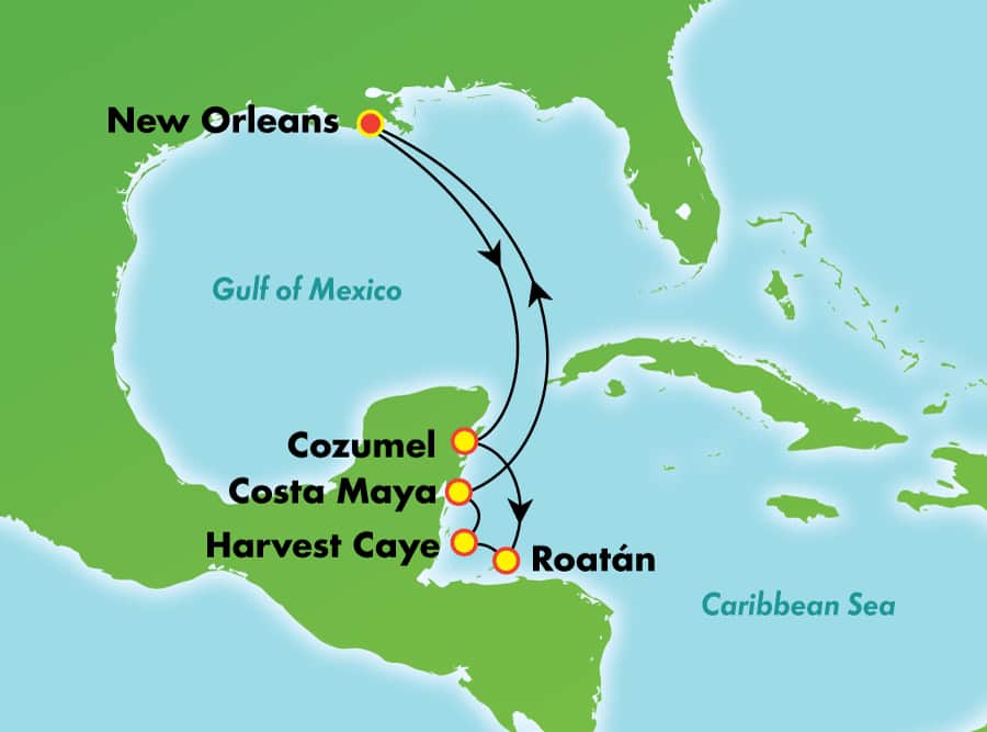 7Day Western Caribbean from New Orleans Norwegian Cruise Line