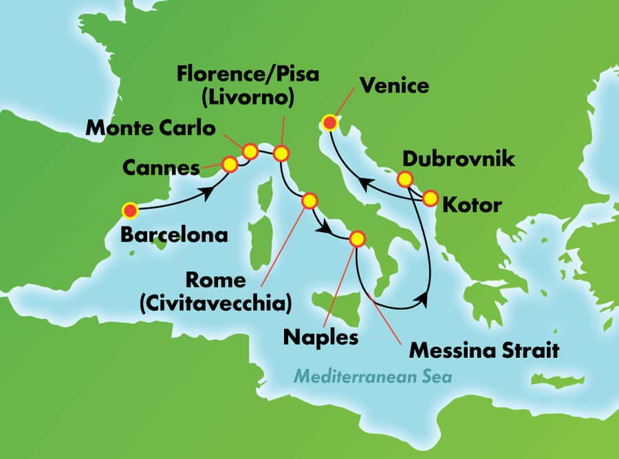 10-Day Grand Mediterranean from Barcelona | Norwegian Cruise Line