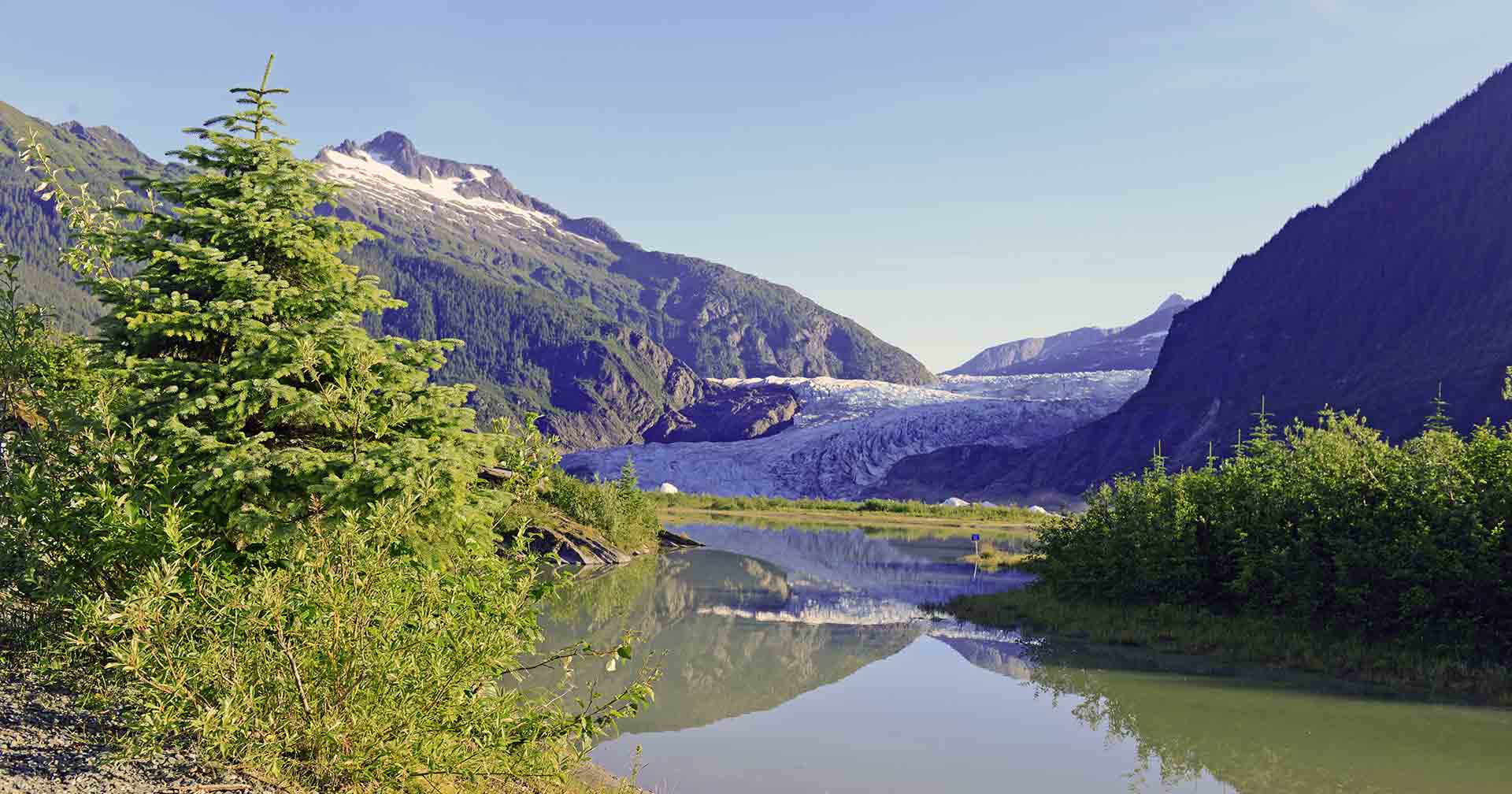 Juneau, Alaska Mendenhall Glacier Lake Canoe Excursion 