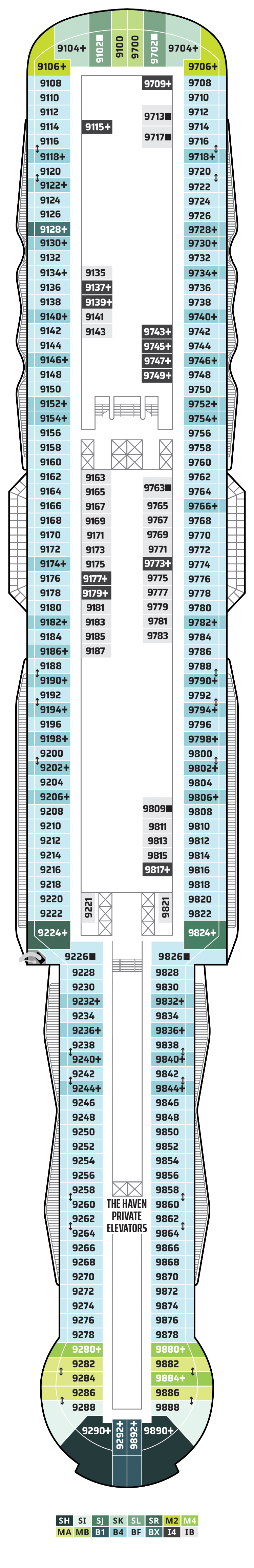 Norwegian Luna Cruise Ship | Deck Plans | Norwegian Cruise Line