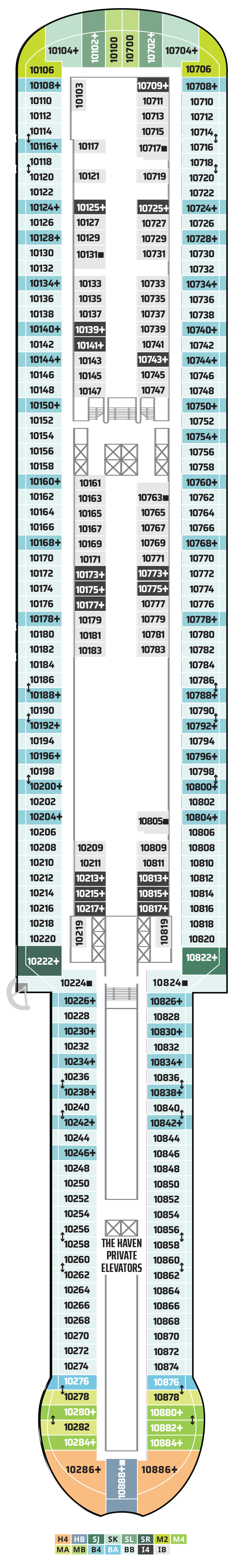 Norwegian Luna Cruise Ship | Deck Plans | Norwegian Cruise Line