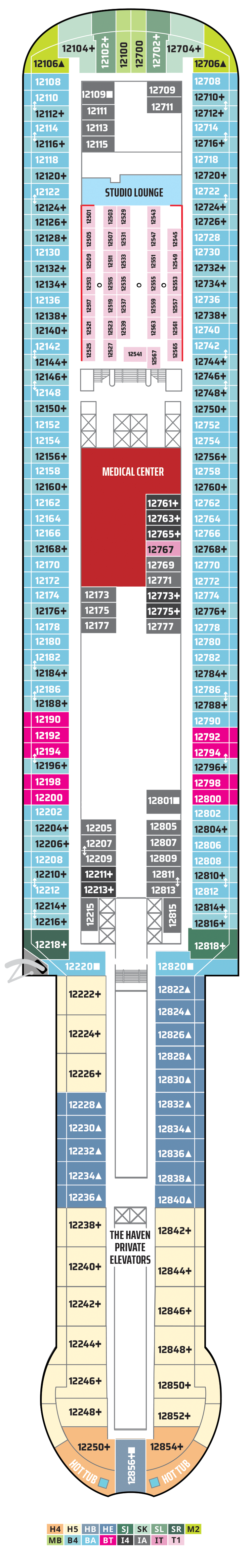 Norwegian Luna Cruise Ship | Deck Plans | Norwegian Cruise Line