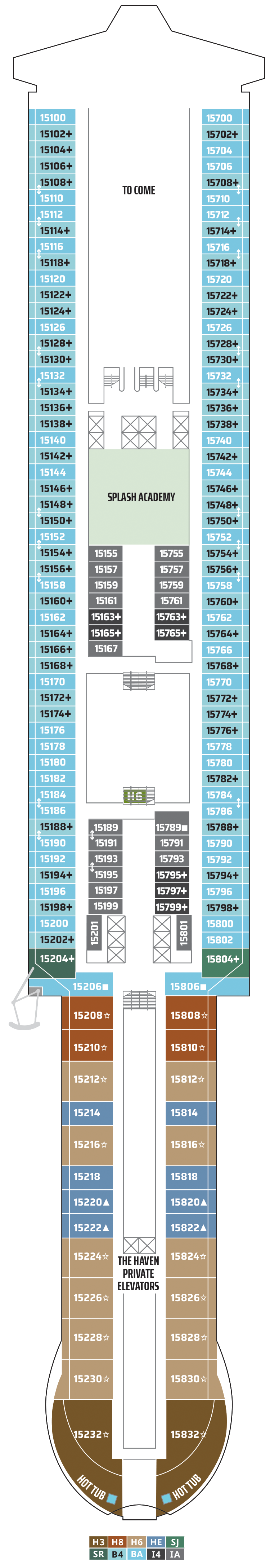 Norwegian Luna Cruise Ship | Deck Plans | Norwegian Cruise Line