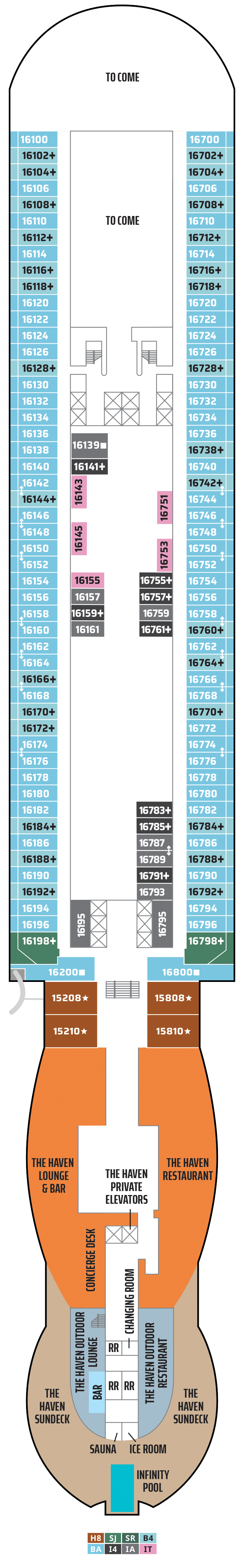 Norwegian Luna Cruise Ship | Deck Plans | Norwegian Cruise Line