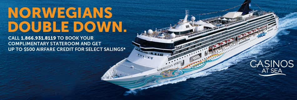 norwegian cruise line casino at sea offers