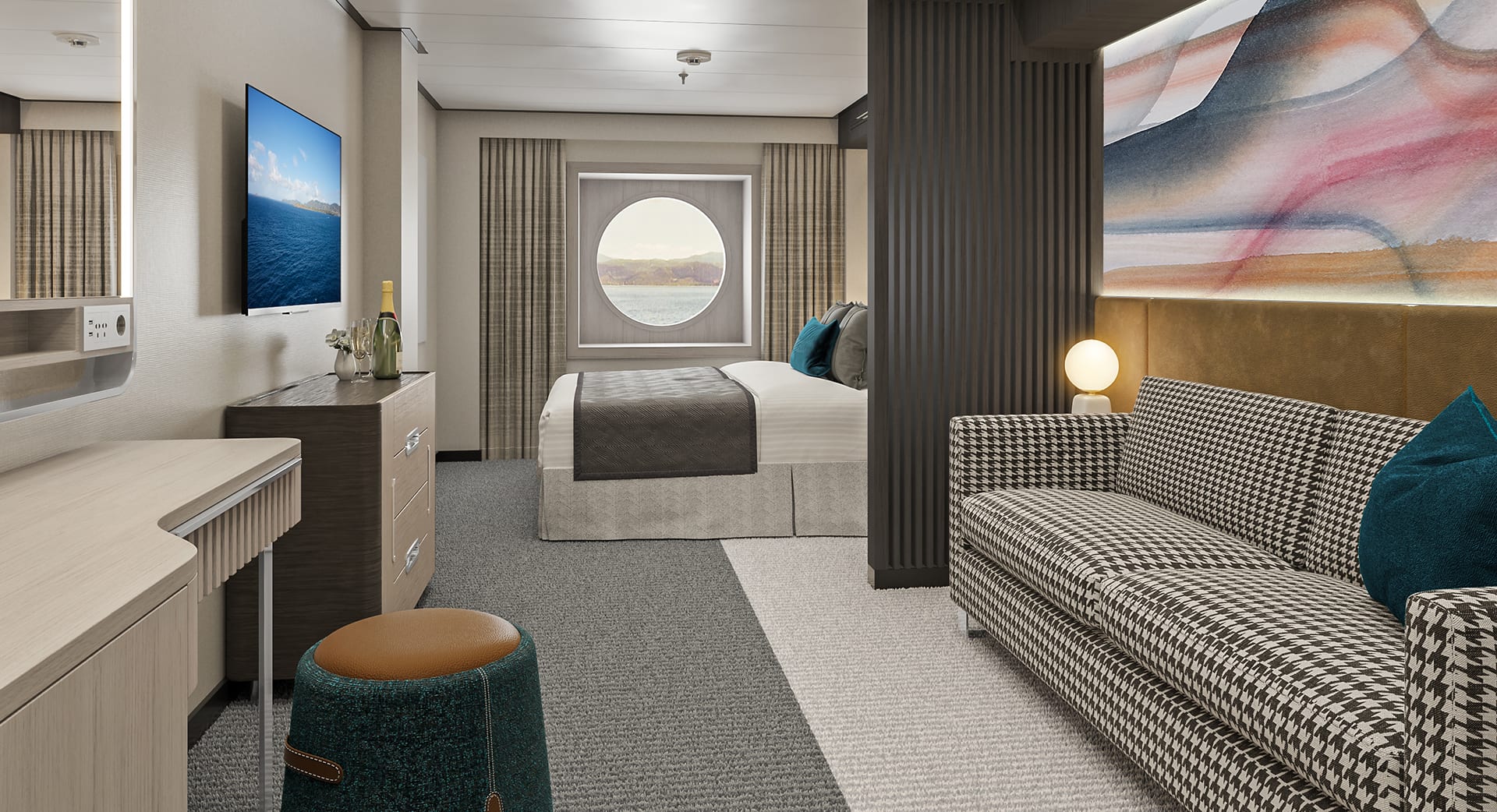 what cruise ships have two bedroom suites