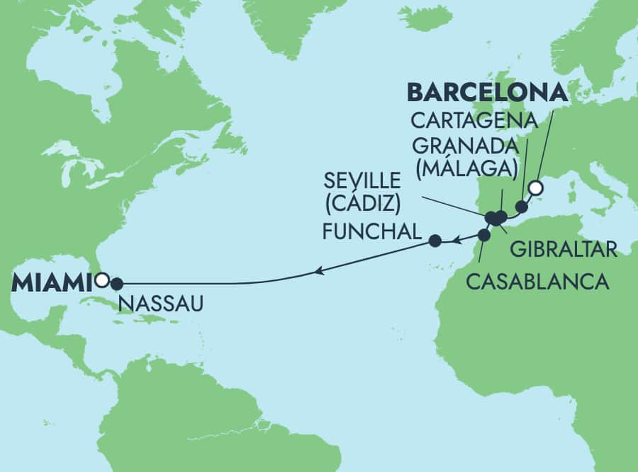 15 night portugal and spain crossing cruise