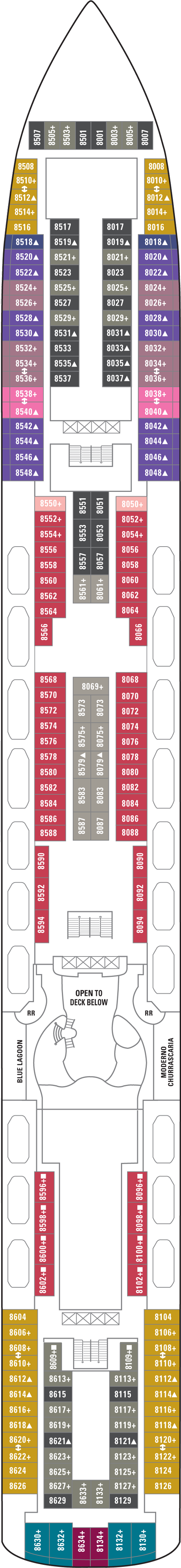 Norwegian Pearl Cruise Ship Deck Plans | Norwegian Cruise Line