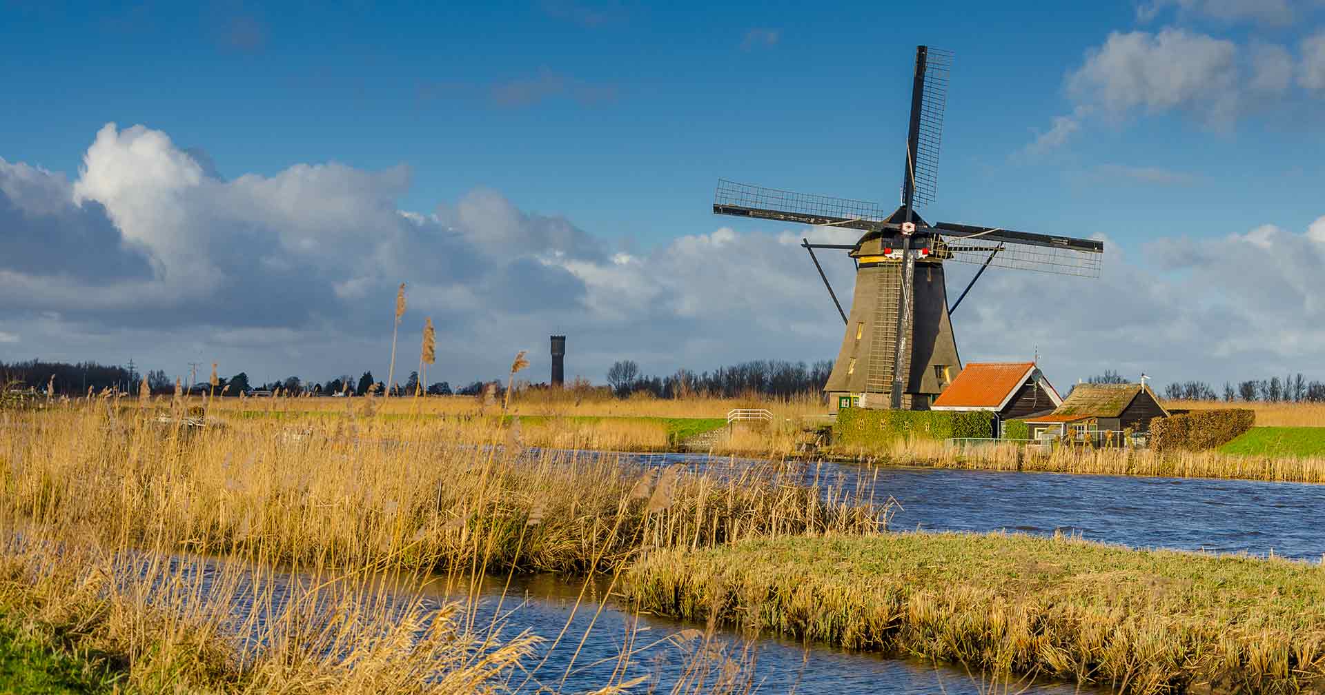 Rotterdam, Netherlands Windmills At Kinderdijk – UNESCO World Heritage ...