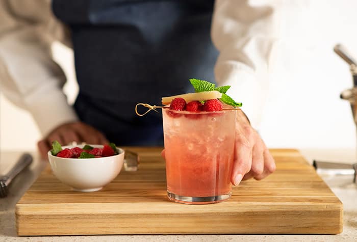 Raspberry Guava Mojito