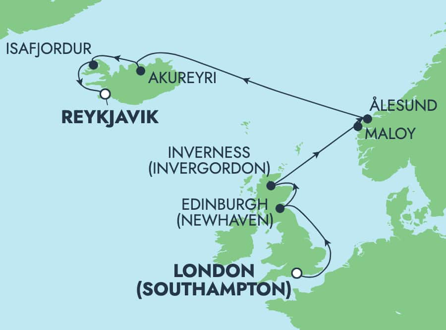 best northern europe cruise itinerary