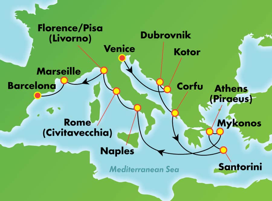 12-Day Italy & Greek Isles from Venice | Norwegian Cruise Line