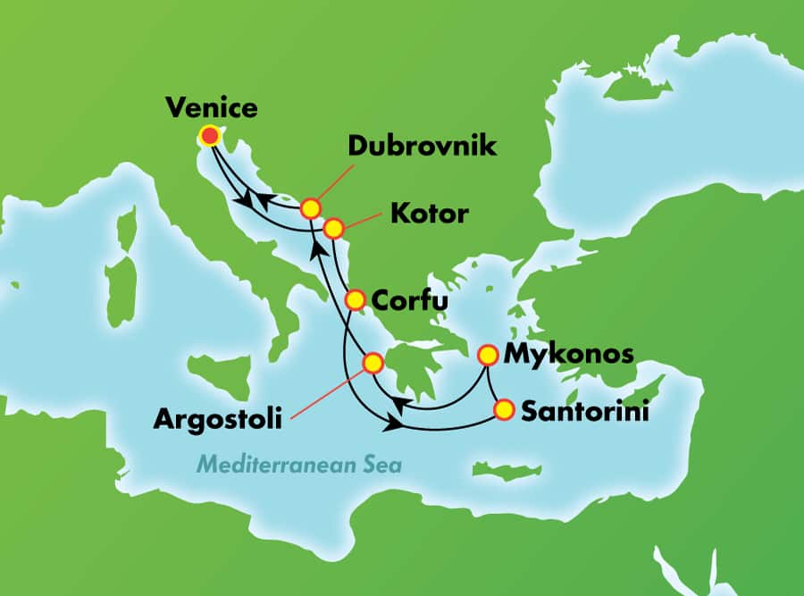 7 Night Mediterranean Cruise From Venice Roundtrip Kahoonica