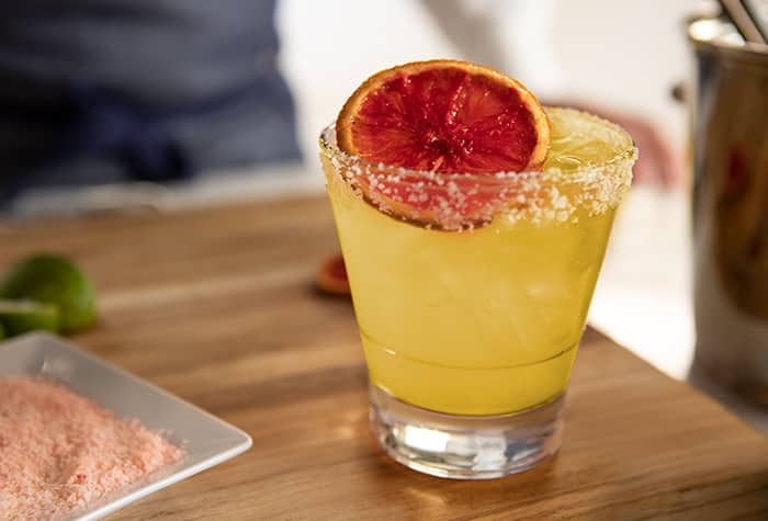 Smoked Peach Margarita